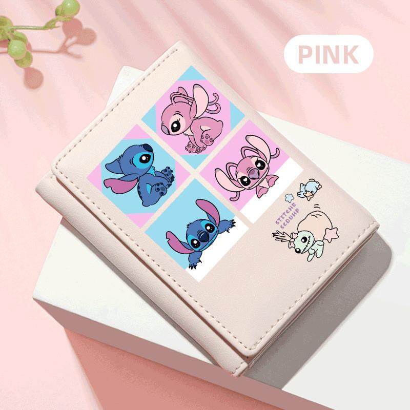 新款史迪仔风琴卡包大容量多卡位驾驶证件夹套卡通女防消磁卡包一