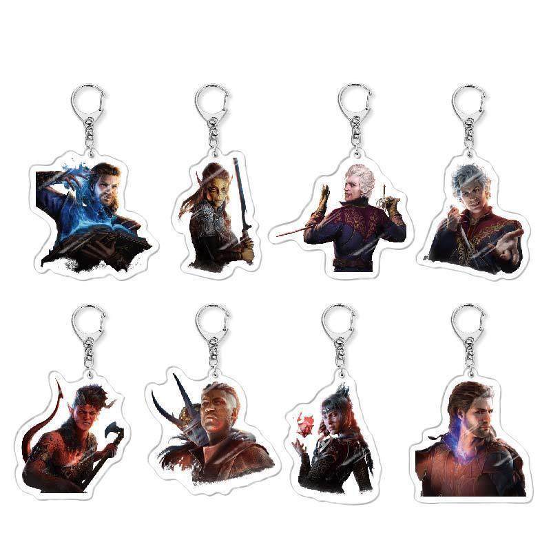 新款游戏周边博德之门刹那安提亚克力钥匙扣创意校园挂件礼品,模玩/动漫/周边/娃圈三坑/桌游,动漫挂件/文具,淘宝优惠券,粉丝福利购,淘宝优惠卷