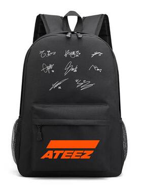新款韩流ateez印花星空双肩背包中学生书包电脑背包牛津布旅行背