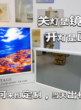新款万家灯火灯光画关灯是镜子五条悟蓝档案带usb充电相框桌面装