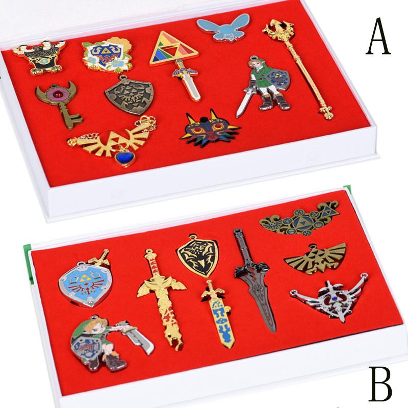 新款塞尔达项链套装 游戏周边希克之眼吊坠林克 王国之泪 大师剑