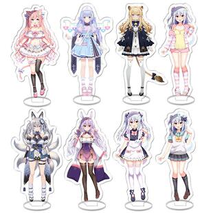 新款动漫周边亚克力立牌VtuberHololive大神澪摆件创意校园小饰品