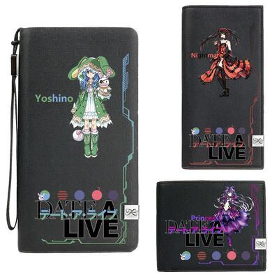 新款DATE A LIVE约会大作战3周边四糸乃夜刀神十香鸢一折纸女钱包