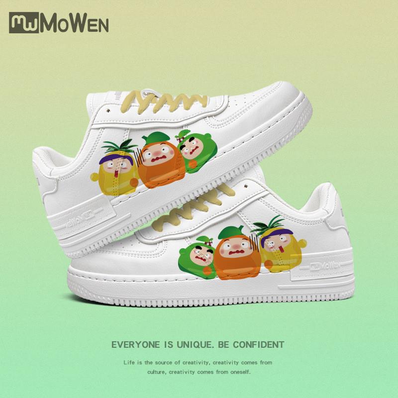 新款果宝特攻周边板鞋可爱百搭小白鞋低帮春夏新款休闲运动鞋女鞋