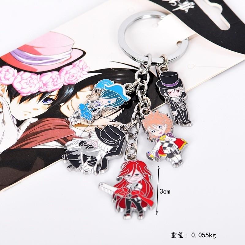 新款黑执事钥匙扣龙猫咒术东京复仇者美少女战士动漫立体模型公仔