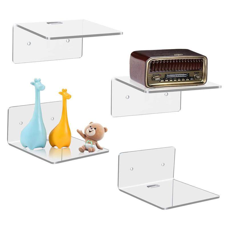 新款亚克力悬浮式墙架小型展示架客厅装饰搁板壁架浴室收纳架迷你,文具电教/文化用品/商务用品,书报架/展示架,淘宝优惠券,粉丝福利购,淘宝优惠卷