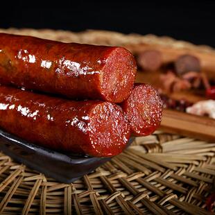 【老丈母】四川麻辣腊肠香肠川味自制烟熏中麻辣肠家用灌香肠
