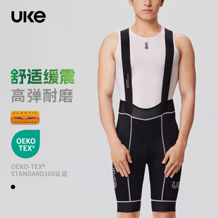 公路自行车装 UKE骑行裤 背带短裤 EIT双箭头骑行裤 备枕云 男子夏季