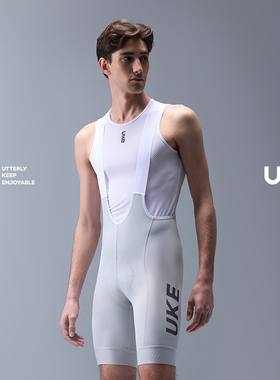 UKE骑行裤男子EIT双箭头坐垫背带短裤防晒UPF50+春夏季新款RP400