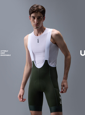 UKE双箭头骑行裤男子新款春夏季防晒UPF50+储物背带短裤 RPC400