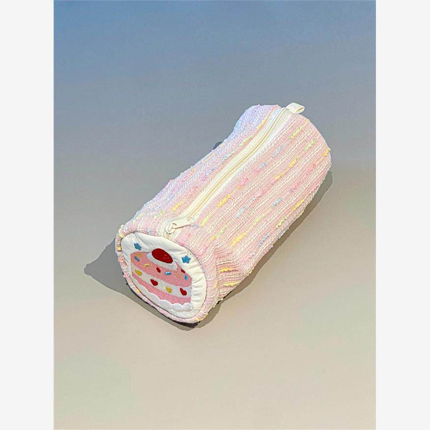 可爱草莓蛋糕笔袋高颜值ins风文具铅笔盒大容量初中女生小众设计