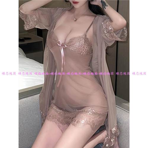 夏季性感睡衣女蕾丝吊带裙