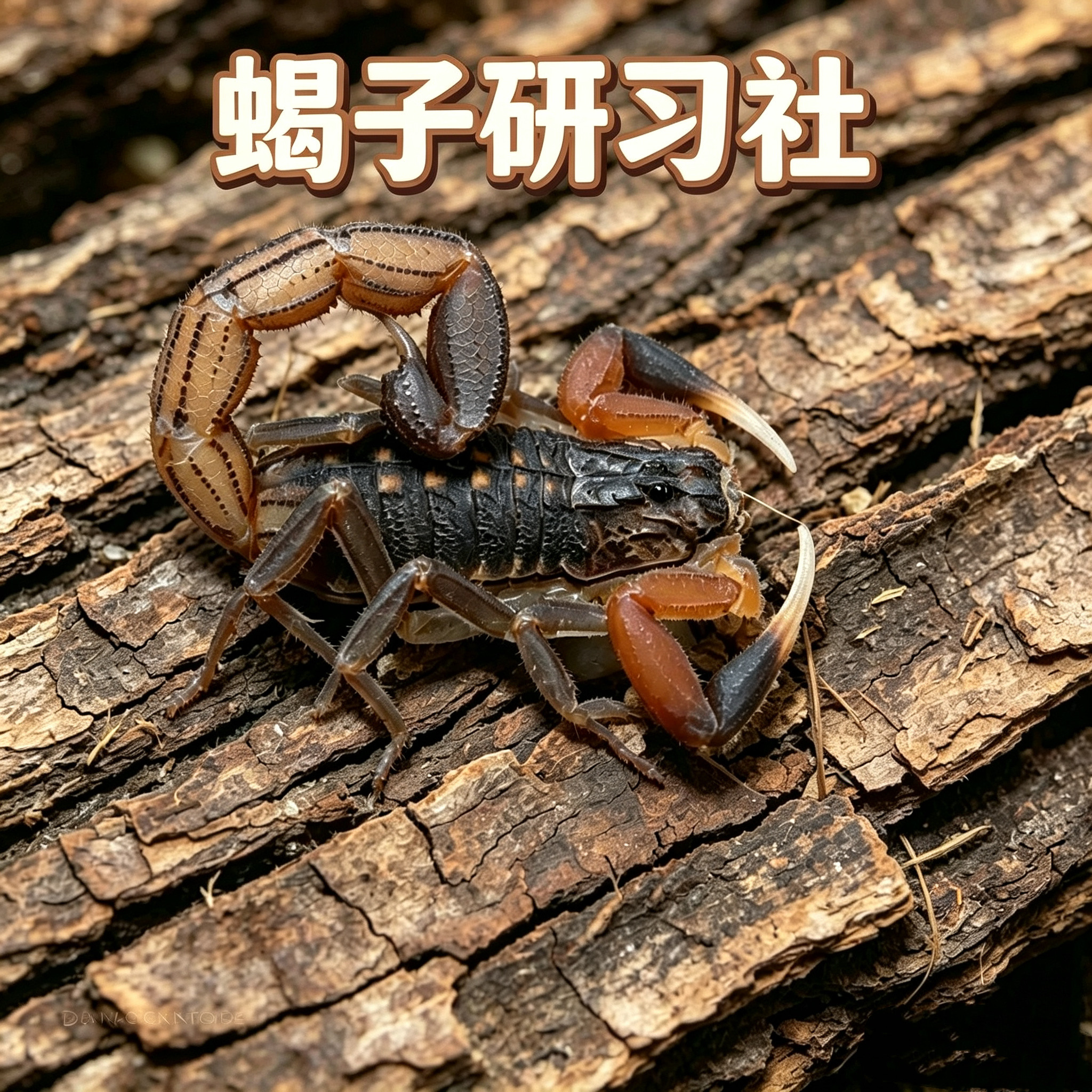 刚果红鳄背蝎（单性繁殖）沙漠蝎宠物蝎