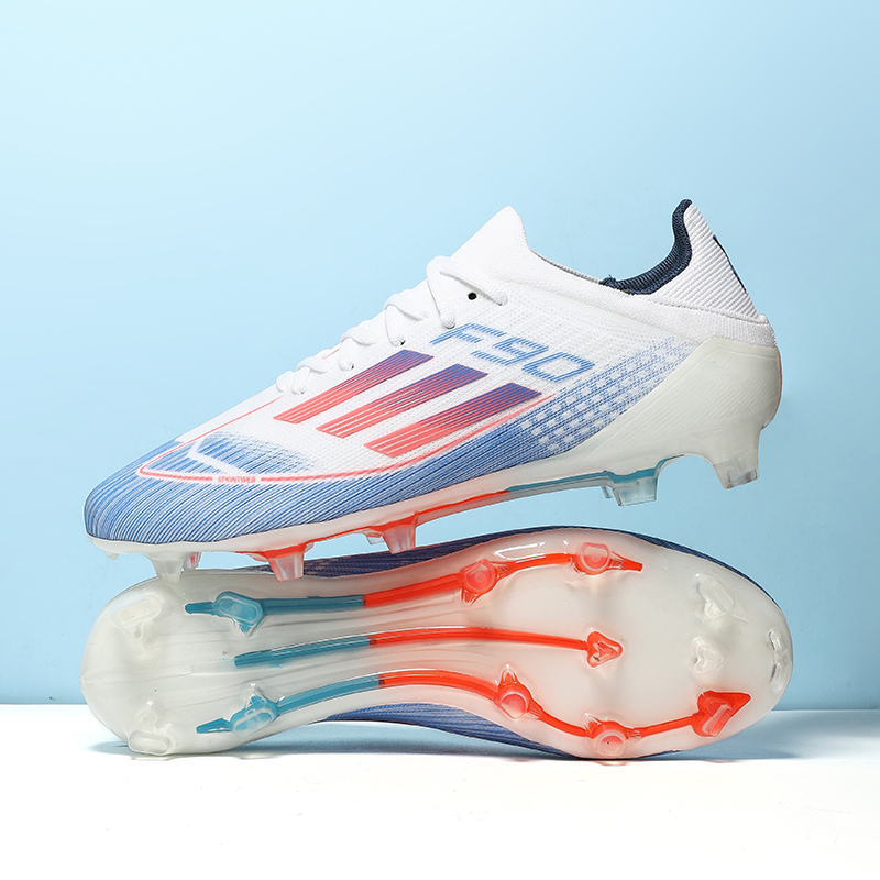 thumbnail for Yamal Soccer Boots Men's Speed Boots Spike No Lace Low-Top Broken Nails Race Pink F50+ Student Training