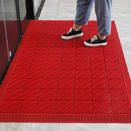 进口地垫logo印字欢迎光临门垫