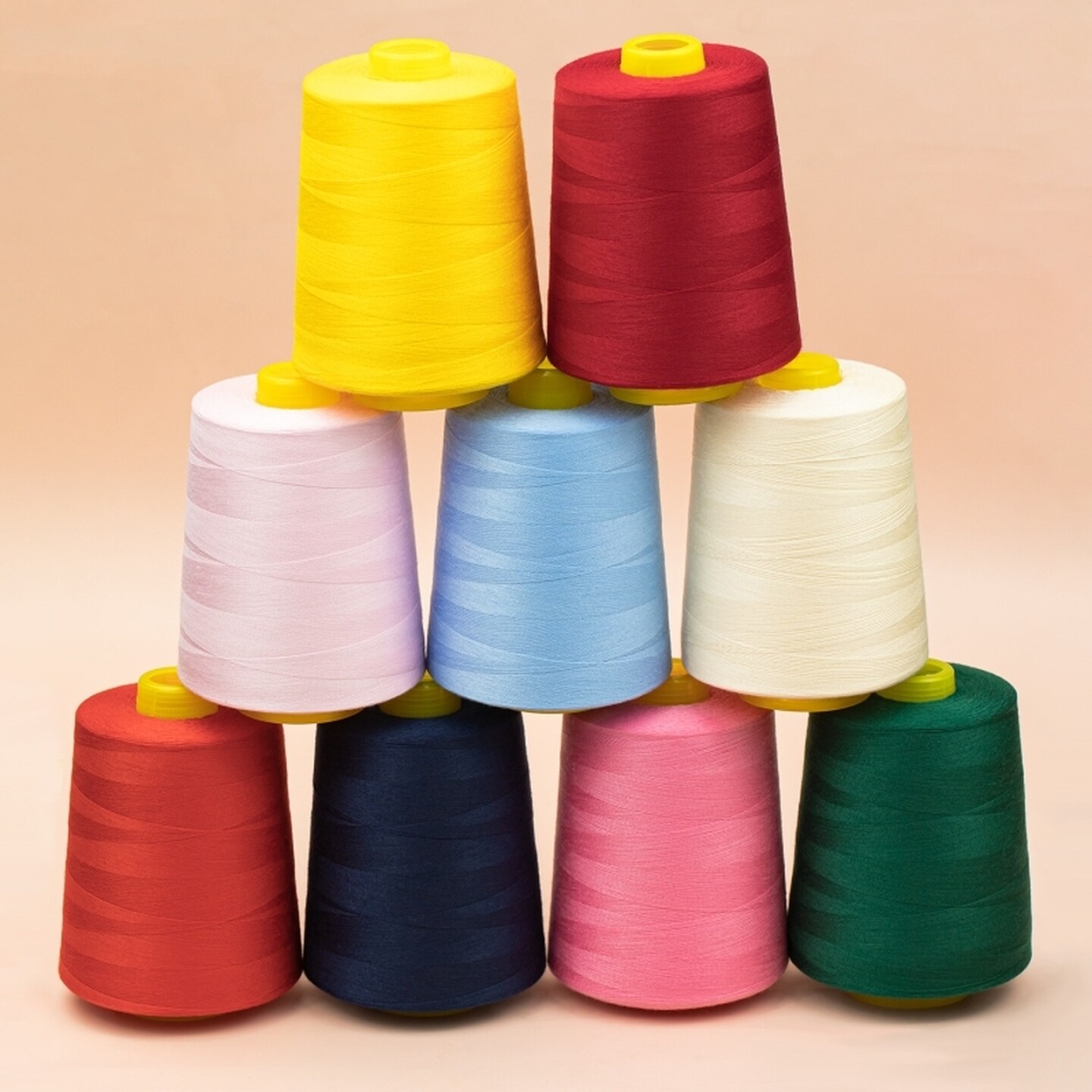 缝纫线402大卷缝衣服线家用8000码锁边线黑白涤纶宝塔线缝纫机线