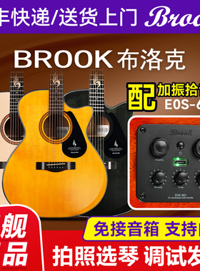Brook布洛克s25吉他官方旗舰店初学者正品单板601民谣电箱款原厂