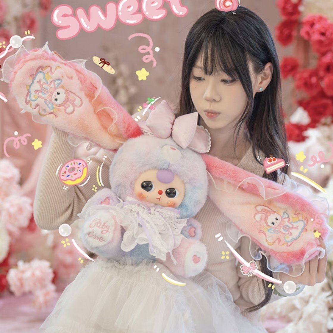 新品Baby three娃三岁莉莉兔小镇五代400体毛绒盲盒大娃潮玩可爱,模玩/动漫/周边/娃圈三坑/桌游,潮玩盲盒,淘宝优惠券,粉丝福利购,淘宝优惠卷