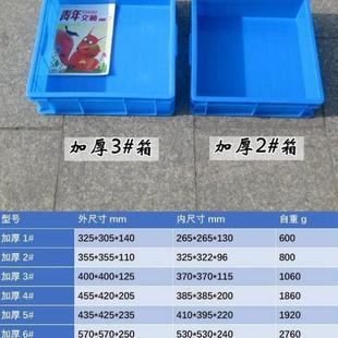 胶框汽车配件箱熟盒分类盆储物加厚物流正方形塑料筐收纳浅水箱