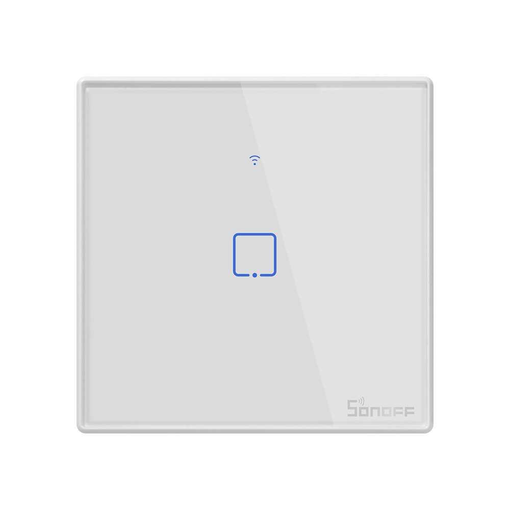 SONOFF触摸墙面开关墙面开关带RF遥控WIFI远程控制英规T2UK-TX-2C