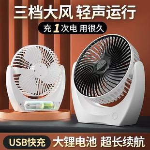 夹扇桌面夹式 电风扇迷你学生宿舍床上小风扇床头静音台式 小型电扇