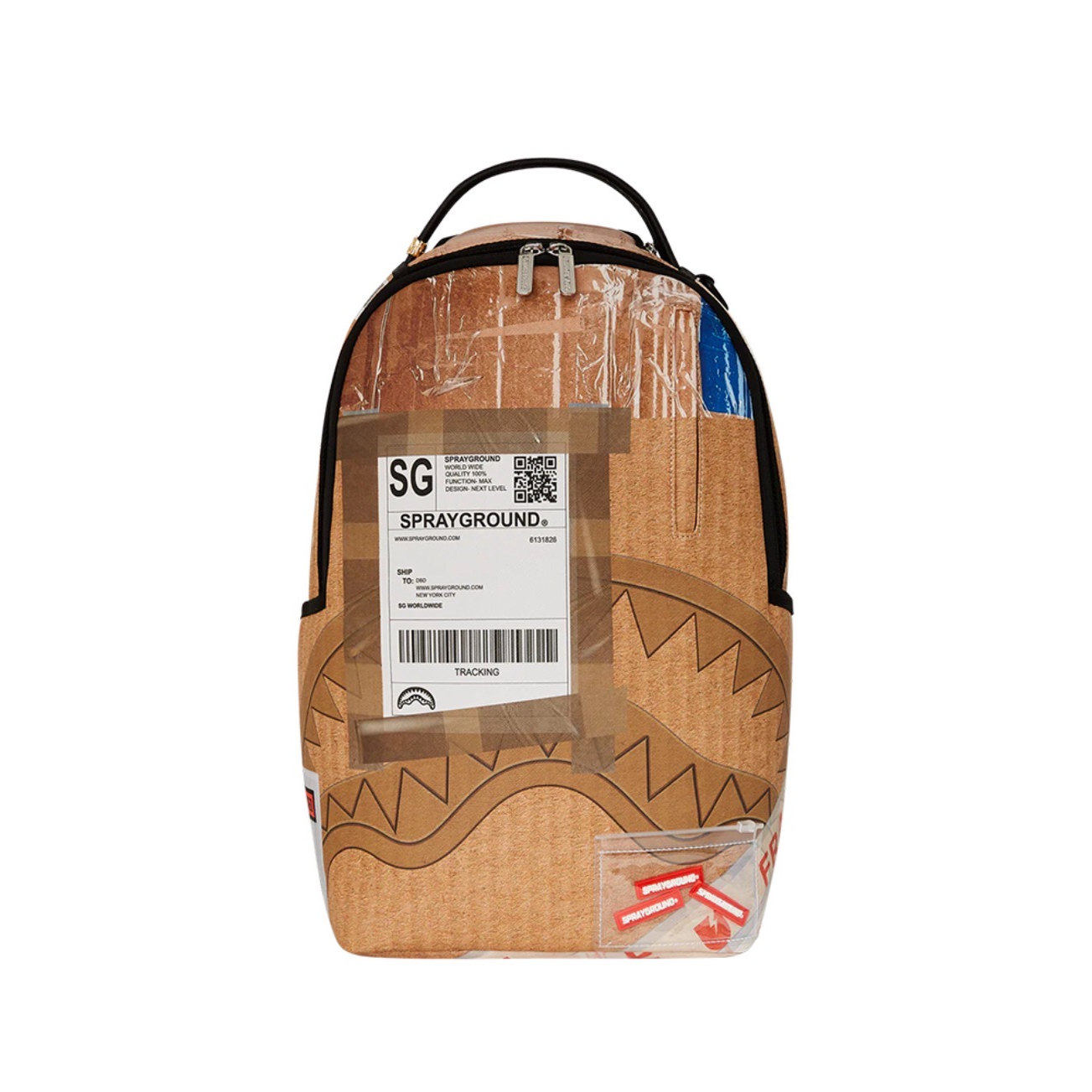 鲨鱼嘴SprayGround专柜正品25新款男女同款双肩包书包