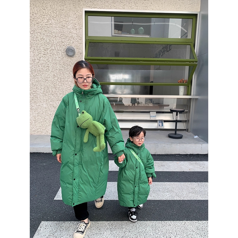 保姆鹅羽绒服童装男童白鸭绒冬新款儿童保暖加厚衣服大童冬外套