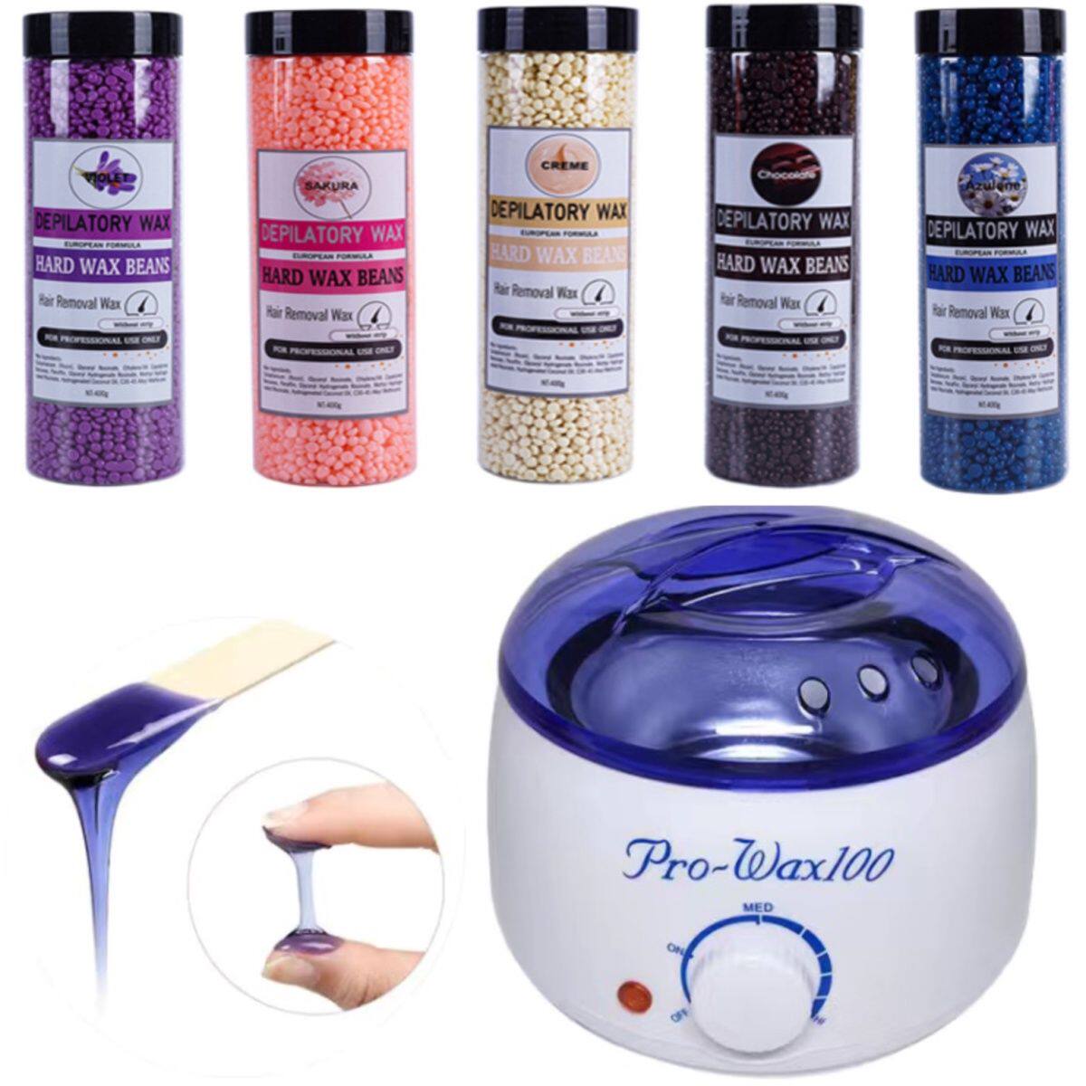Beeswax ilə bədən tüklərinin alınması dəsti