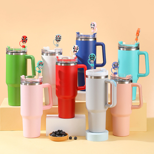 斯坦利水杯适用吸管帽玻璃吸管硅胶防尘盖10mm40oz水杯吸管套杯塞