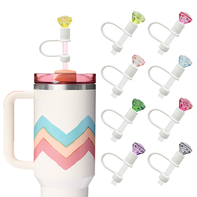 加油麦子吸管帽彩色钻石款