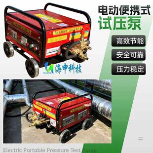 全铜大流量电动消防试压泵管道打压泵侧漏测压管网打压机洗车两用