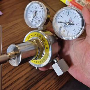 氨气减压阀YQA-441氨气钢瓶专用减压器不锈钢压力表316可调节款稳