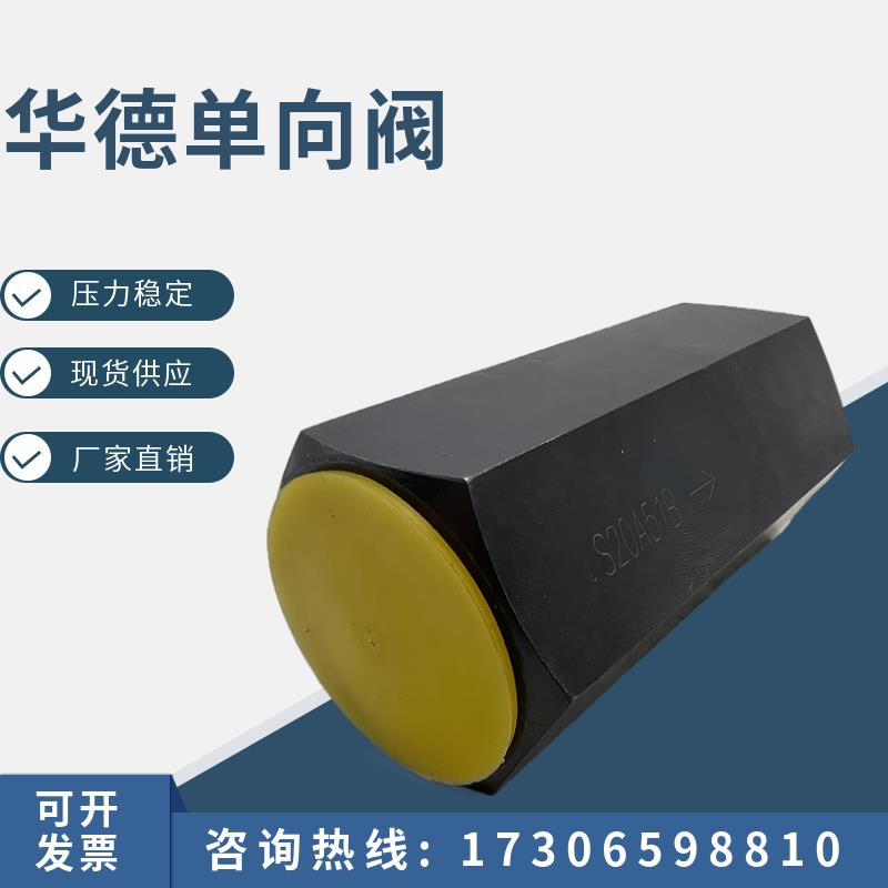 华德单向阀 S6A12.0B/2 S10A11.0B S8A2 S15A0 S20A1 公制 英制