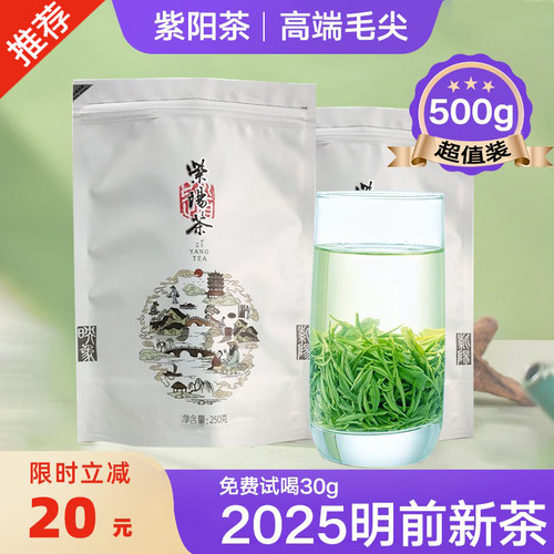 【高端紫阳毛尖】2025新茶明前茶