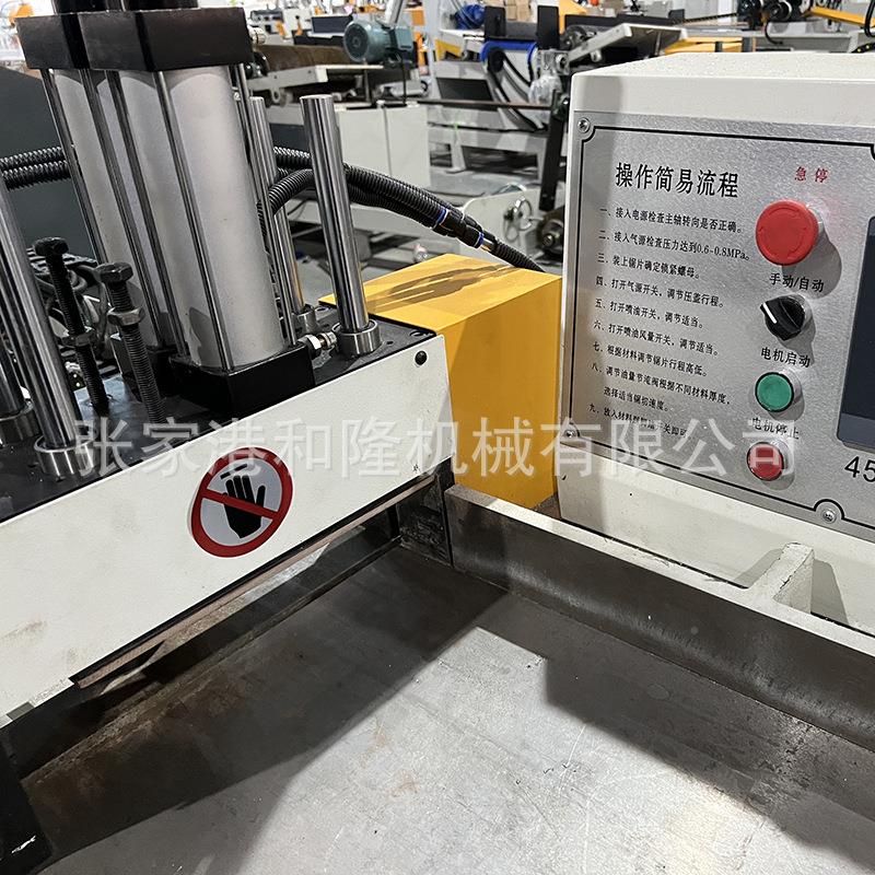 铜型材切割机0切铝开铝机散铝450CNC材圆铝锯机45CNC全自动伺服热