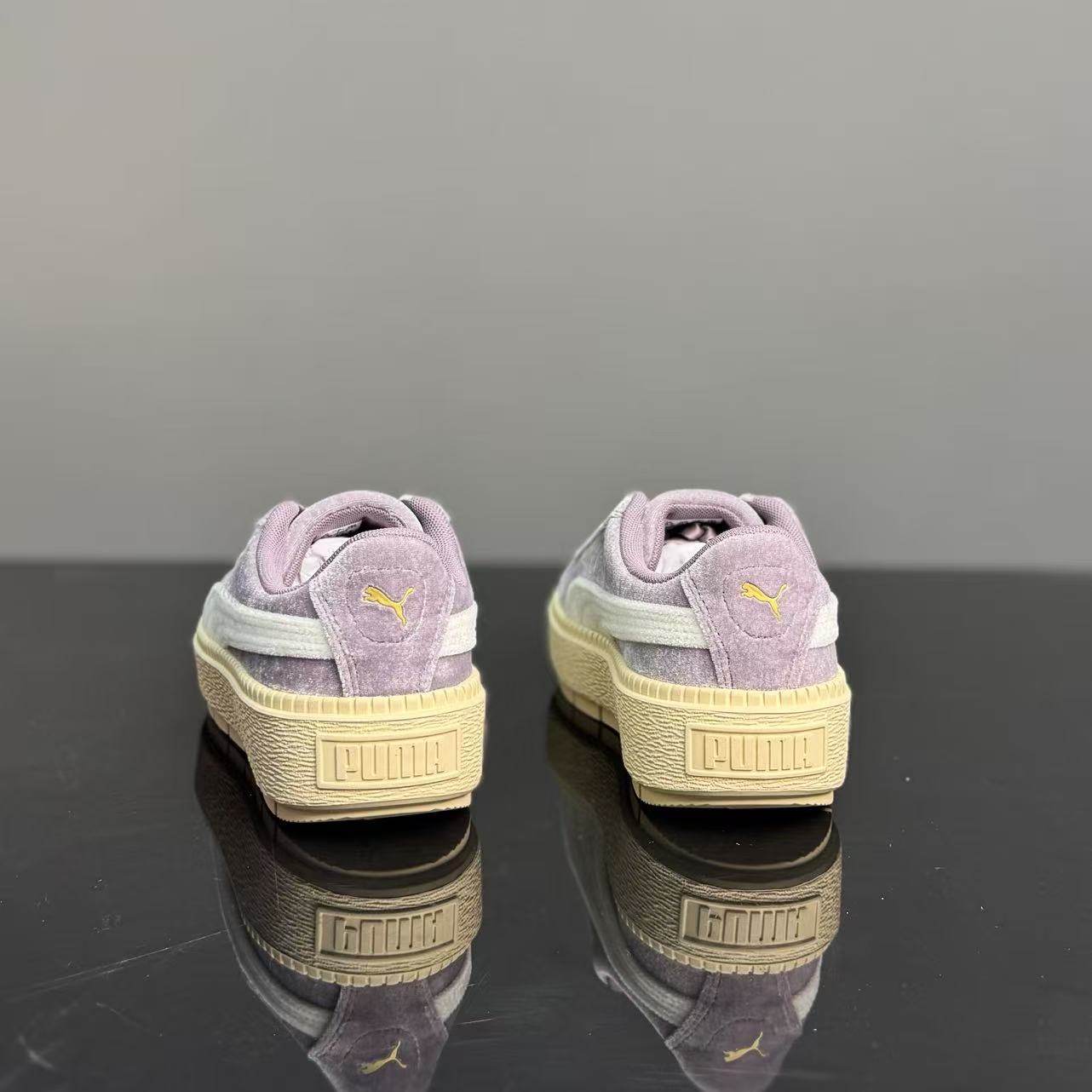 PUMA彪马复古天鹅绒增高松糕女鞋