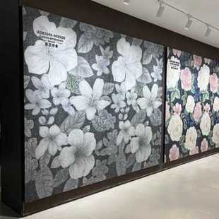 马赛克岩板卫生间墙砖新款 高定艺术入户玄关电视背景墙800x2600
