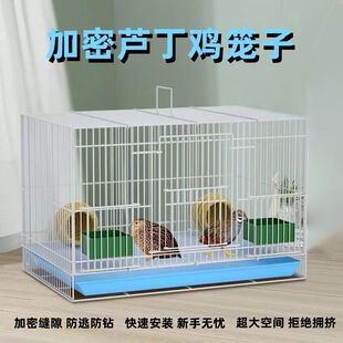 芦丁鸡专用养殖笼子家用加密大号芦丁鸡铁丝笼小鸡小鸭子鹌鹑鸟笼