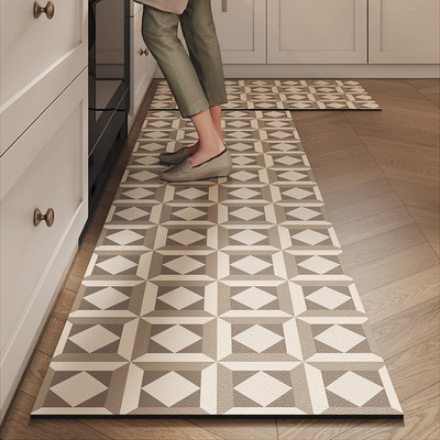 新款 厨房硅藻泥吸水地垫门口防油防滑满铺专用脚垫子可擦免洗整