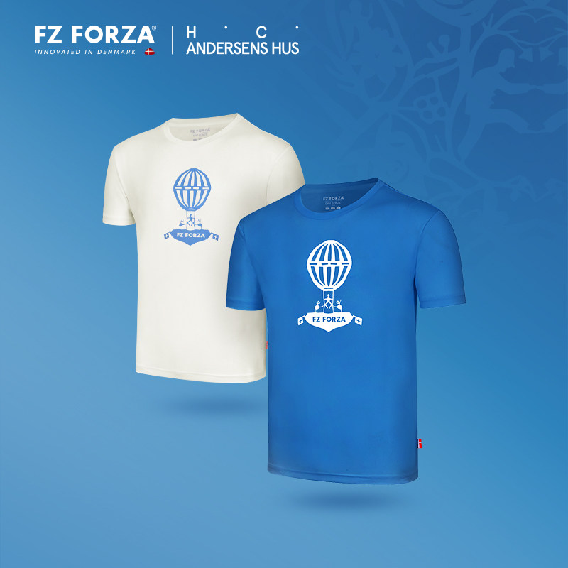 【限时特价】 FZFORZA羽毛球服安徒生博物馆 FZ_SK501HCA运动短袖
