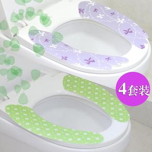 简约马桶垫坐垫家用马桶套粘贴马桶圈静电贴坐便套防水坐便器通用