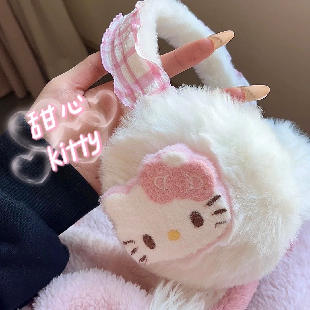 可爱kitty护耳保暖防风耳套