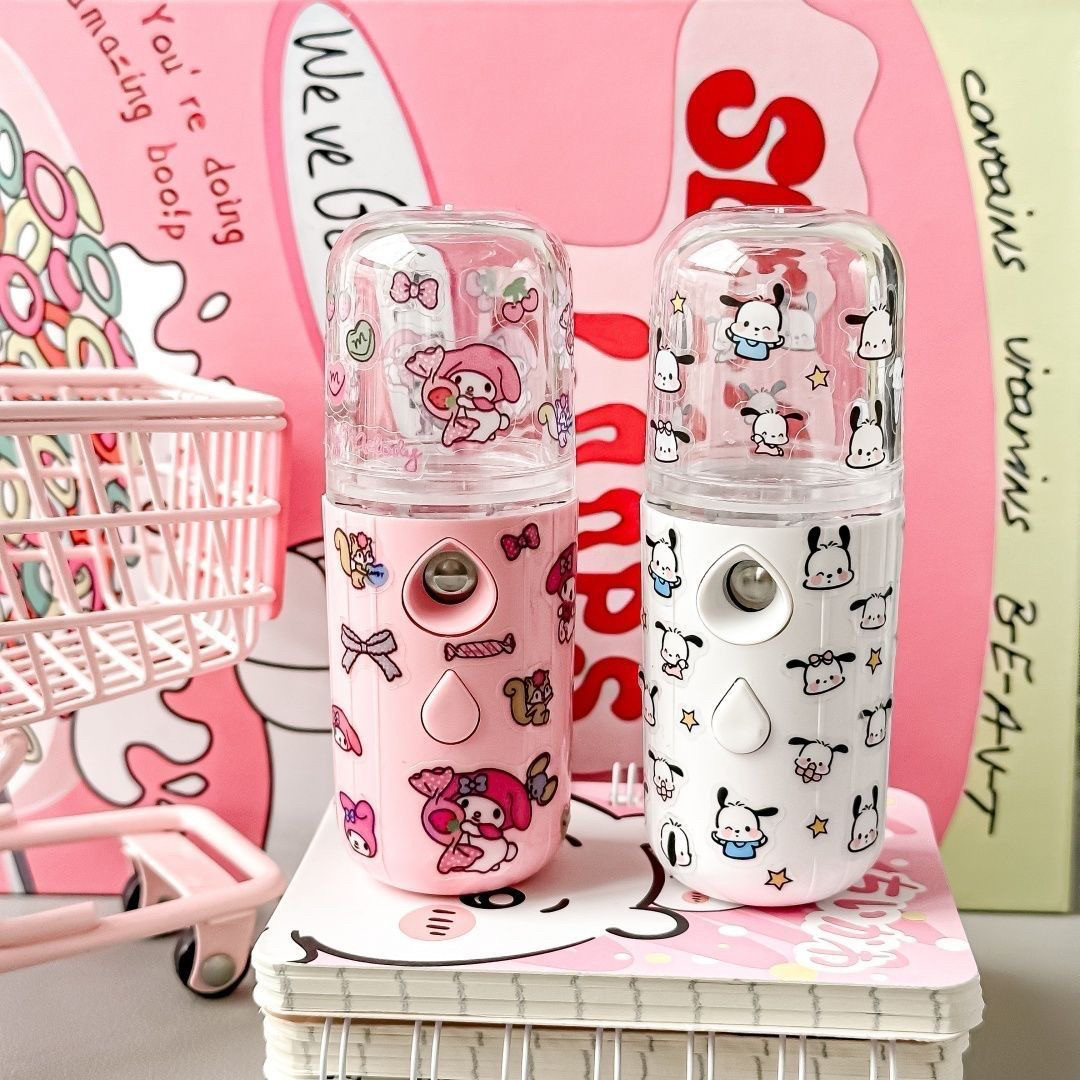 高颜值卡通面部补水纳米喷雾手持便携式卡通脸部补水喷雾加湿器