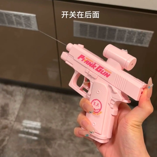 水枪双面呲水玩具枪恶搞整蛊神器打水仗道具 双向喷水枪何晨光