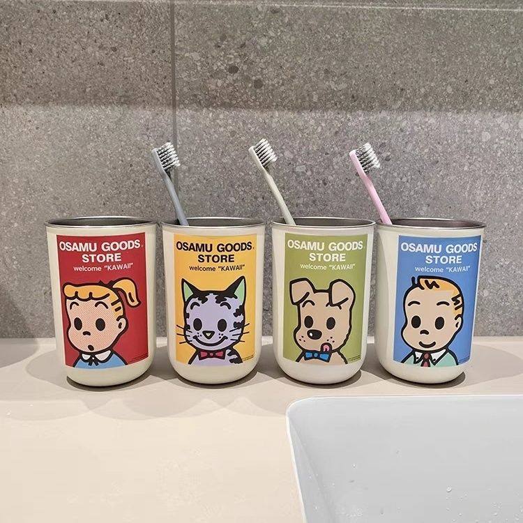 可爱漱口杯304不锈钢家用牙刷杯儿童高颜值宿舍洗漱水杯情侣牙缸,家庭/个人清洁工具,洗漱杯,淘宝优惠券,粉丝福利购,淘宝优惠卷