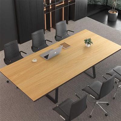 仿木纹皮革办公会议桌桌布防水长方形开会长条办公写字台桌面桌垫