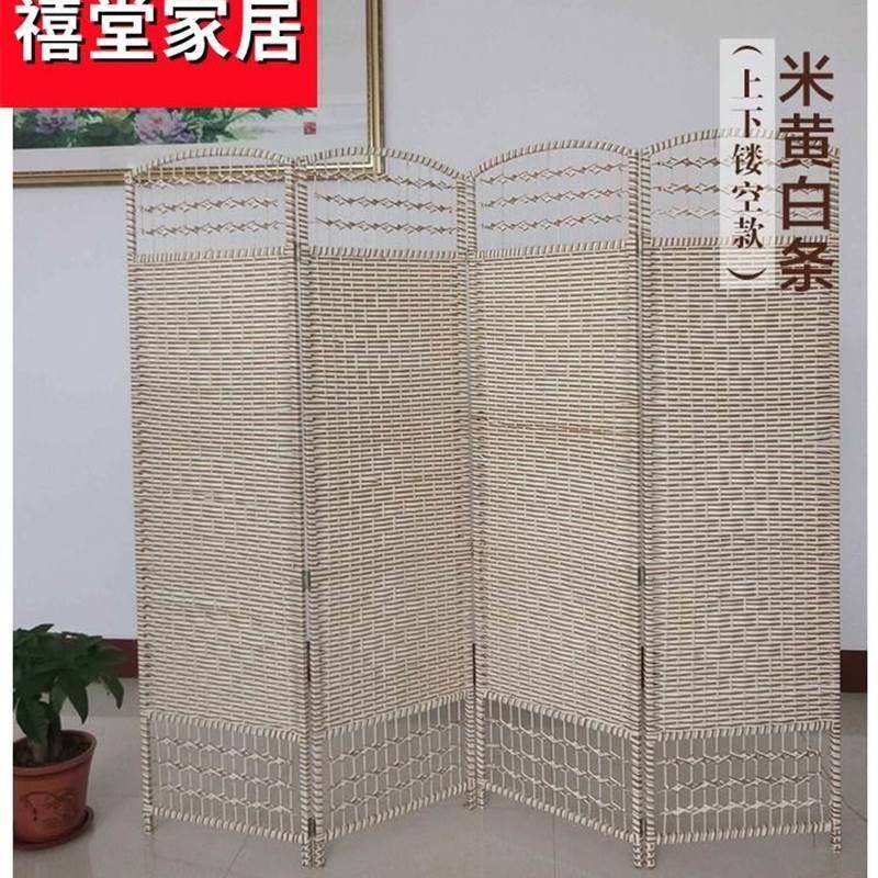 隔断墙塑料屏风易尚经济型防水日式峰隔断柜屏新时新中式款背景