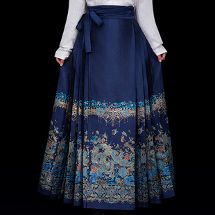 2025新款织金仿妆花马面裙平时可穿女成人小个子春秋冬季日常通勤