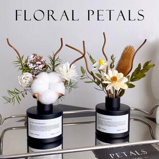 香薰家用室内持久卧室慵懒周末化妆室干 干燥花摆件小众高级薰香