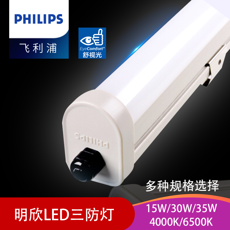 飞利浦三防灯WT035C一体化长条